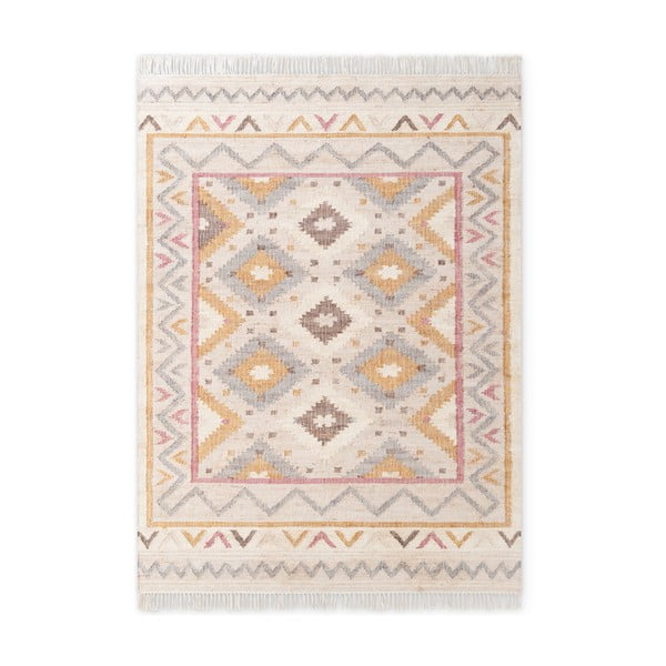 Cremefarbener, handgewebter Jute-Teppich, 120 × 170 cm Roya Imani - Elle Decoration