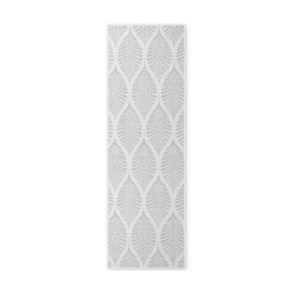 Laufmatte für drinnen und draußen in Grau und Elfenbein, 80 x 250 cm Duet Liora - Hanse Home