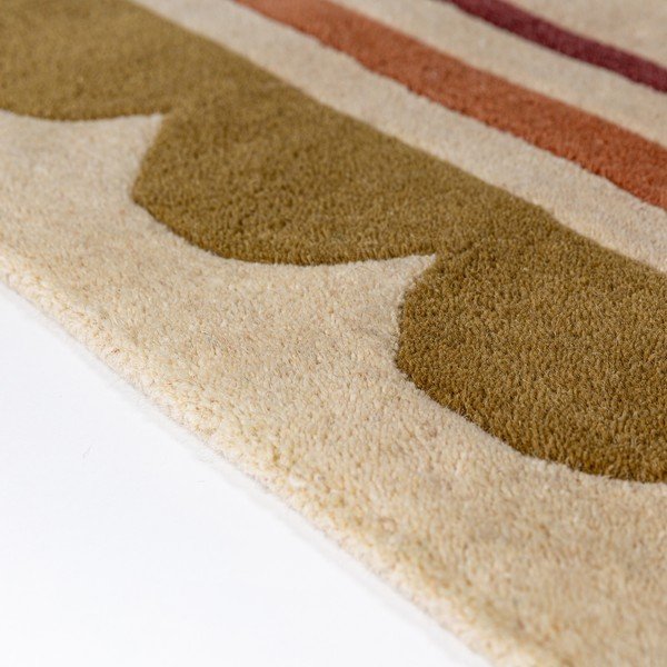 Handgewebter Wollteppich in Naturfarbe, 120 x 170 cm Lois - Flair Rugs-image-3