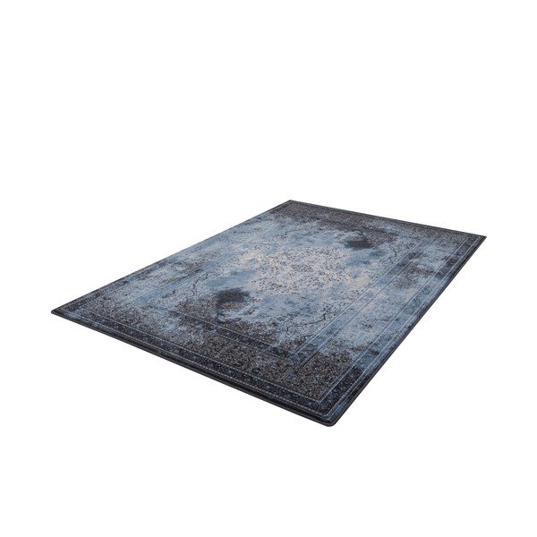 Blauer Wollteppich, 200 × 300 cm Difida - Agnella-image-4