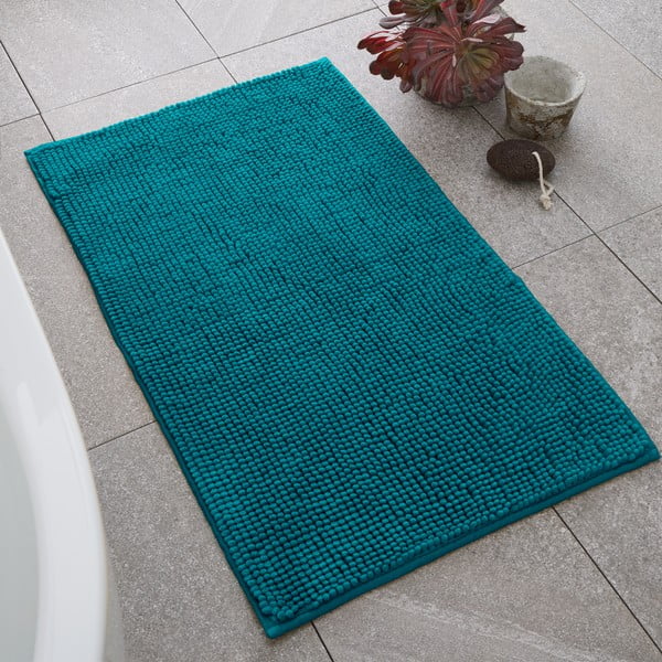 Grün-blauer Badezimmerteppich, 50 x 80 cm Bobble - Catherine Lansfield-image-1