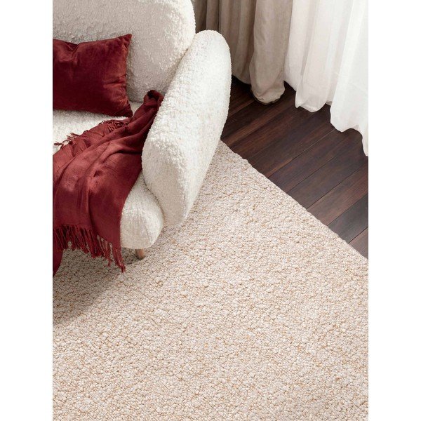 Cremefarbener, handgewebter Teppich aus Bouclé-Material, 120 x 170 cm Notting Hill Portobello - Ted Baker-image-2