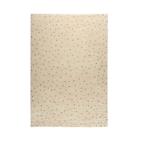 Schwarzer/cremefarbener Teppich, 160 × 230 cm Dottie Black - Universal