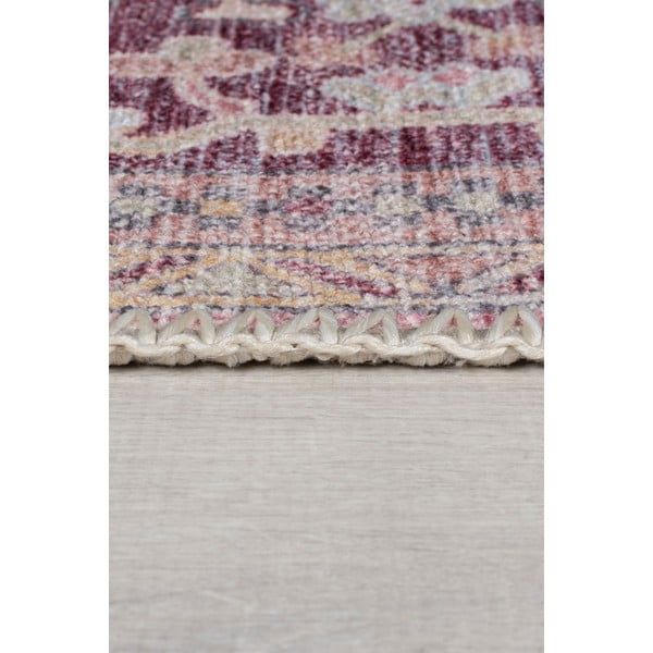 Hellroter, waschbarer Teppich mit einem Anteil an recycelten Fasern, 120 × 170 cm Windsor - Flair Rugs-image-4