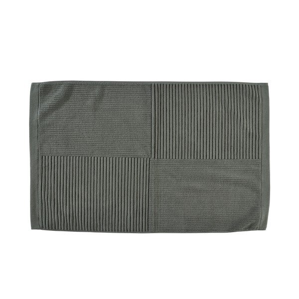 Khaki-Badezimmervorleger 50 x 80 cm Classic - Zone