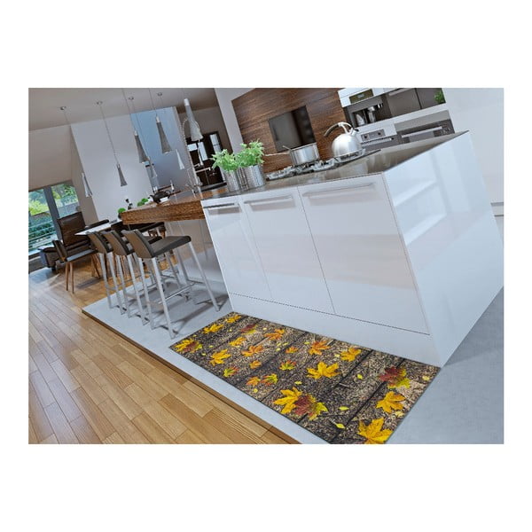 Gelber/grauer Teppich 52x100 cm Sprinty Autunno – Universal-image-1