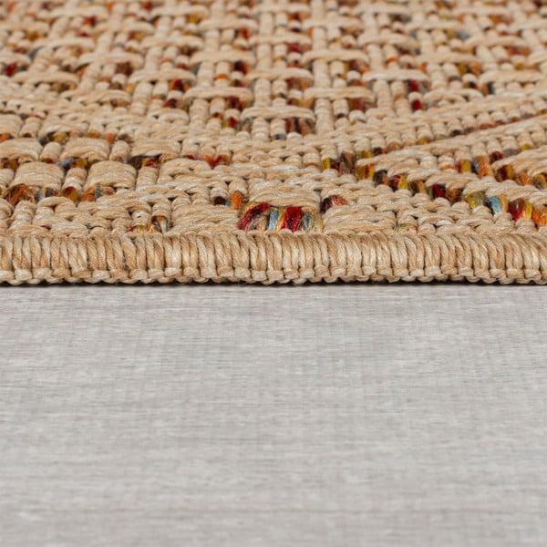 Teppich für den Innen- und Außenbereich in Naturfarbe, 200 × 290 cm Nora Diamond - Flair Rugs-image-4
