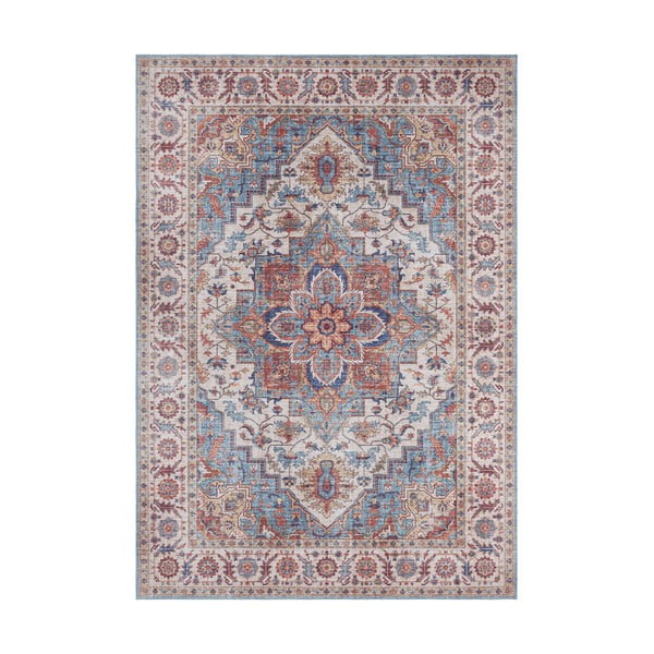 Blau-brauner Teppich, 200 × 290 cm Anthea - Hanse Home