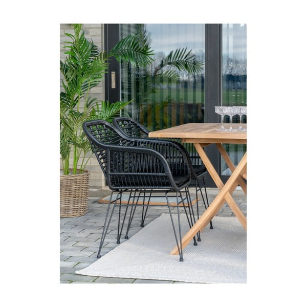 Beige Teppich für Innen- und Außenbereiche 140x200 cm Menorca – House Nordic-image-1