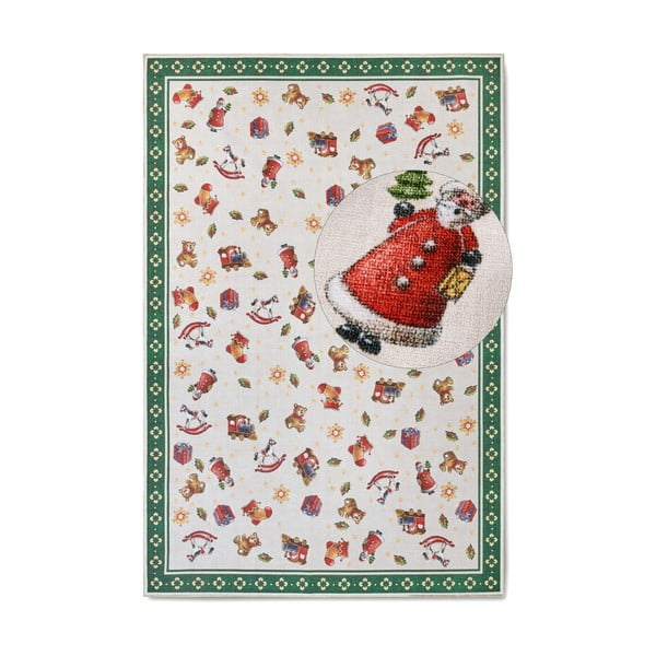 Grüner Teppich mit Weihnachtsmotiv, 160 × 230 cm Toy's Delight Green Christmas - Villeroy&Boch