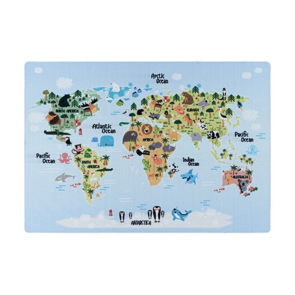 Hellblauer Kinderteppich 80 × 120 cm Play - Ayyildiz Carpets