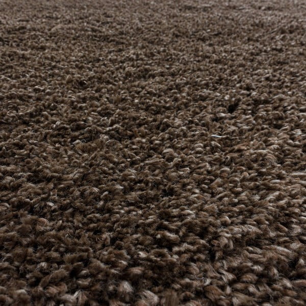 Dunkelbrauner Teppich, 80 × 150 cm Fluffy - Ayyildiz Carpets-image-3