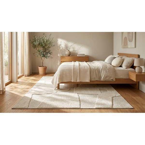 Cremefarbener Teppich 160 × 230 cm Cairo - ESTE-image-3