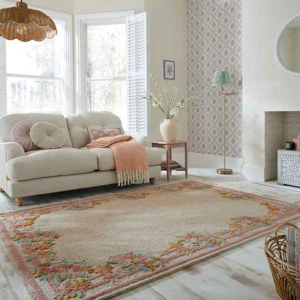 Handgewebter Wollteppich, 200 × 300 cm Elise Floral - Flair Rugs-image-1