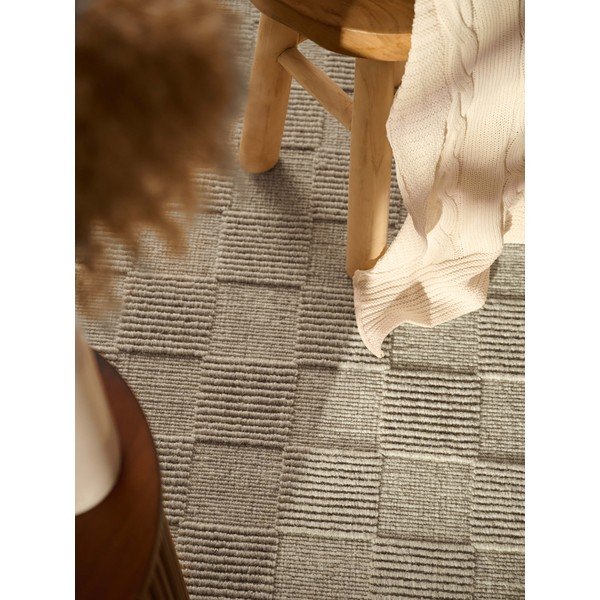 Beiger, handgewebter Wollteppich, 120 × 170 cm Scala - Villeroy&Boch-image-4