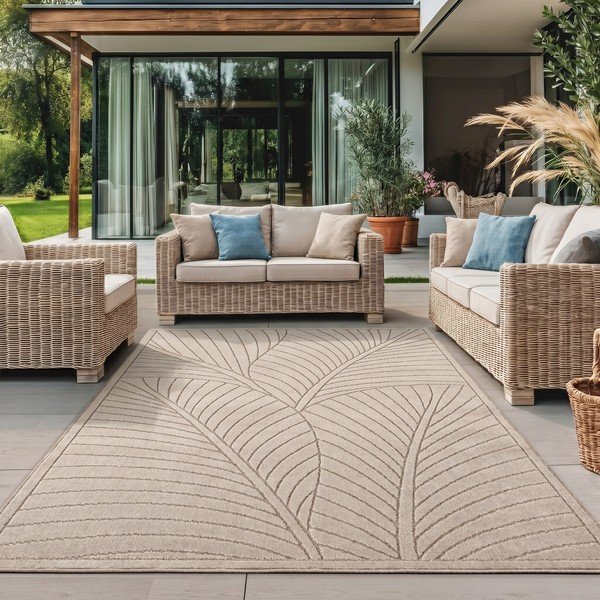 Beiger Teppich für den Innen- und Außenbereich, 120 × 170 cm Nova 1203 - Ayyildiz Carpets-image-1