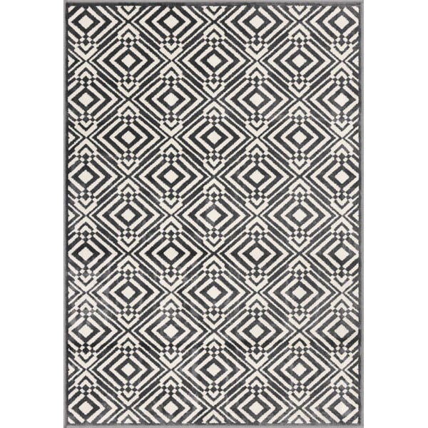 Dunkelgrauer Teppich 133x190 cm Soft – FD