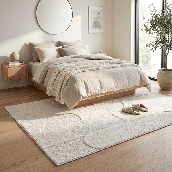 Cremefarbener Teppich 120 × 170 cm Luna - ESTE-image-2