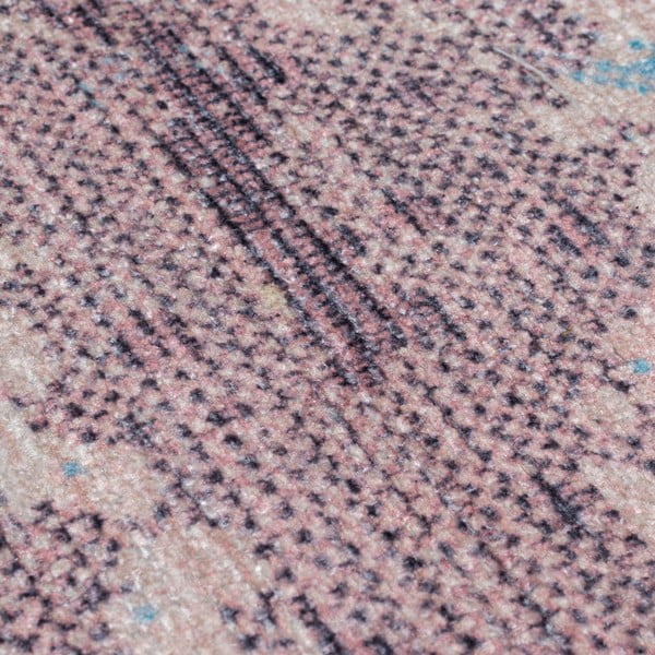 Blau-violetter, waschbarer Läufer mit einem Anteil an recycelten Fasern, 60 x 230 cm Reid - Flair Rugs-image-3