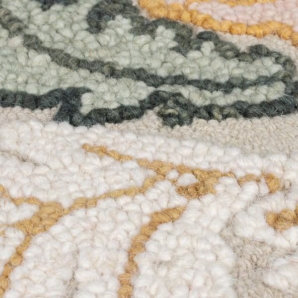 Hellrosa, handgewebter Wollteppich, 200 × 290 cm Daphne Shaped Floral - Flair Rugs-image-4