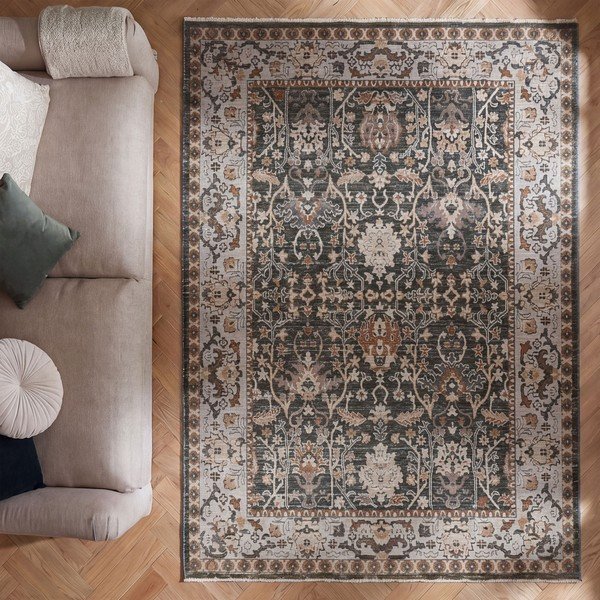 Grüner Teppich 200 × 300 cm Amelina Vintage - Flair Rugs-image-2