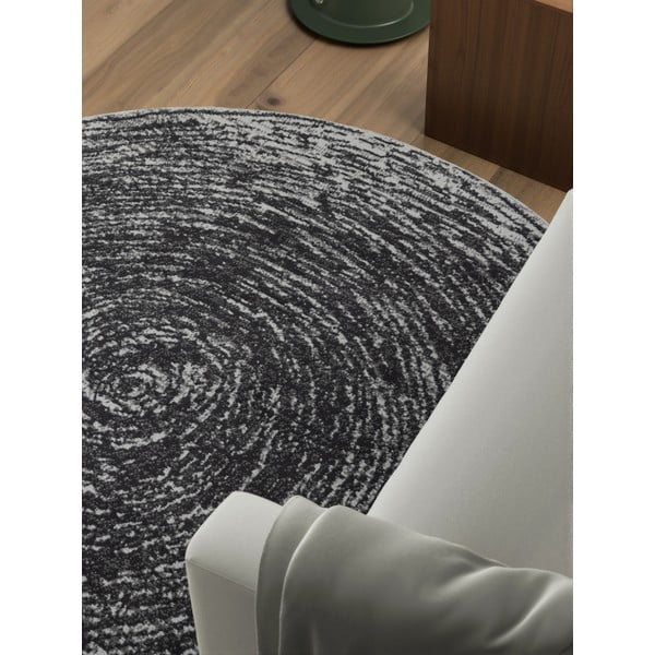 Grauer Teppich ø 120 cm Gloria Cavallo – Hanse Home-image-2
