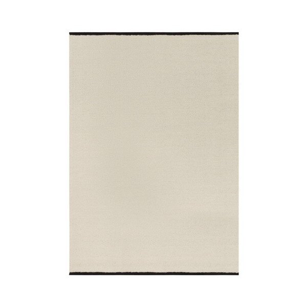 Beiger, handgewebter Wollteppich, 140 × 200 cm Mavi - noo.ma