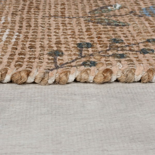 Handgewebter Läufer mit Juteanteil in Naturfarbe, 60 x 230 cm Arriana - Flair Rugs-image-4