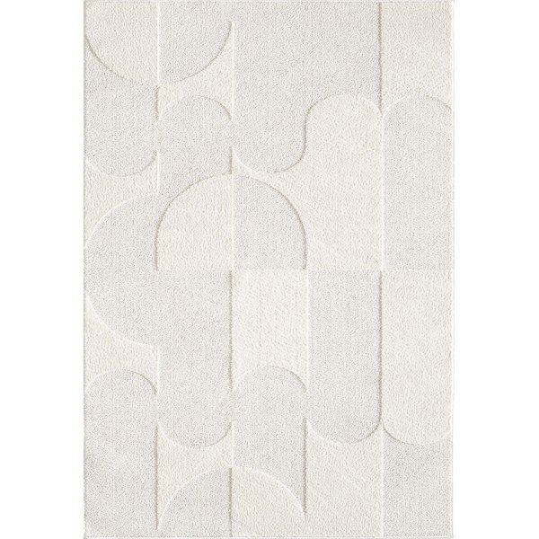 Cremefarbener Teppich 120 × 170 cm Luna - ESTE