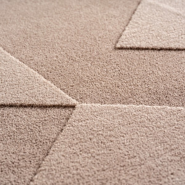 Hellbrauner, waschbarer Teppich, 80 x 150 cm Pompei 1613 - Ayyildiz Carpets-image-2