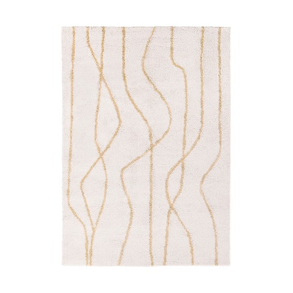 Cremefarbener Teppich 160 × 230 cm Routa - Universal