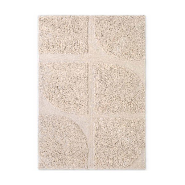 Cremefarbener, handgewebter Teppich, 160 × 230 cm Lambeth Jasper - Ted Baker