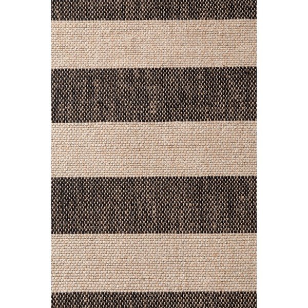 Schwarz/cremefarben, beidseitig verwendbar, handgewebter Jute-Läufer, 80 × 200 cm Playa - Hanse Home-image-4