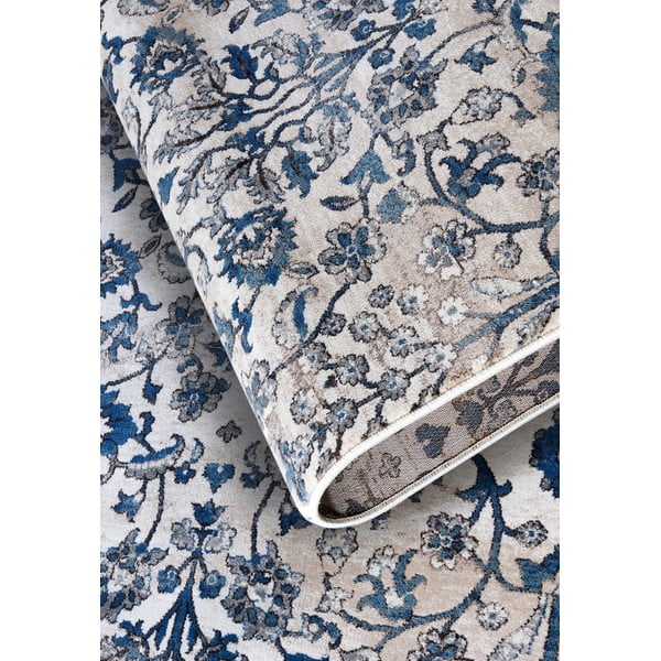 Blau-cremefarbener Teppich, 120 x 170 cm Ernest - Villeroy&Boch-image-3