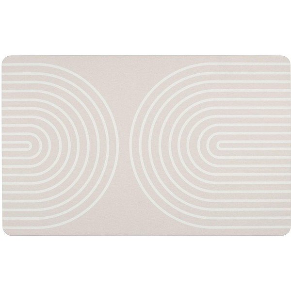 Beigefarbene Badematte aus Kieselgur, 50 x 80 cm Nazca - Wenko