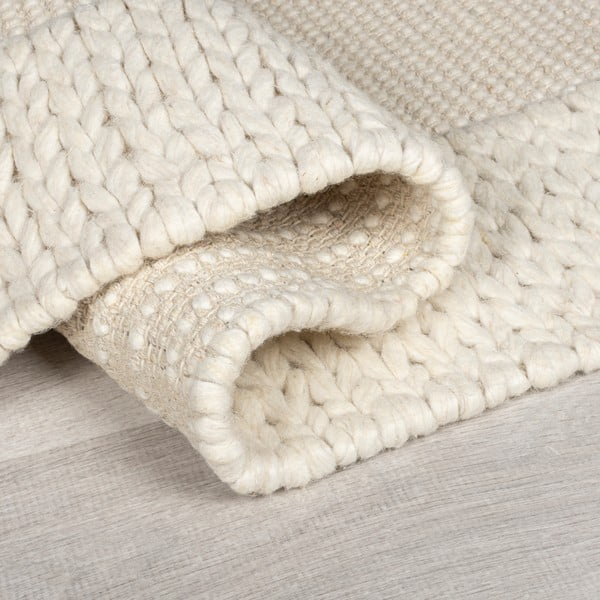 Beiger Wollteppich 200 × 290 cm Rue - Flair Rugs-image-3