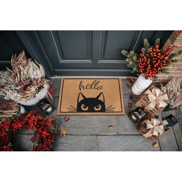 Fußmatte 70 × 45 cm Hello cat - Hanse Home-image-1