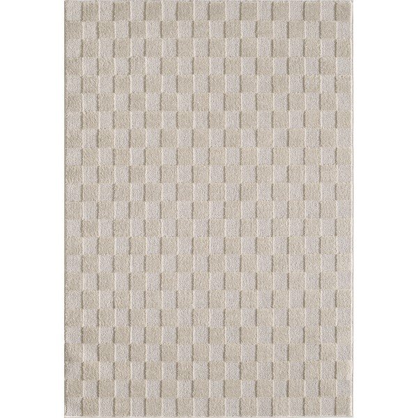 Beiger Teppich 120 × 170 cm Mosaic - ESTE