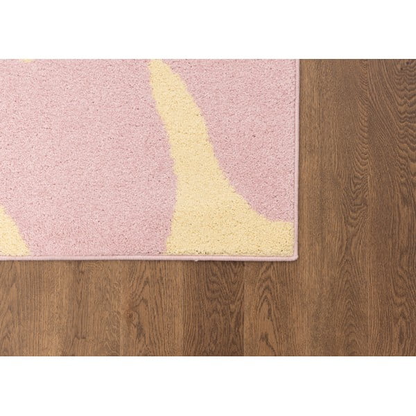 Gelb-rosa Kinderteppich, 160 × 230 cm Hugsy Vanilla - FD-image-3