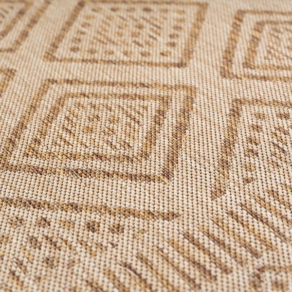 Beiger runder Teppich für den Innen- und Außenbereich, Durchmesser 160 cm Mira 1452 - Ayyildiz Carpets-image-3