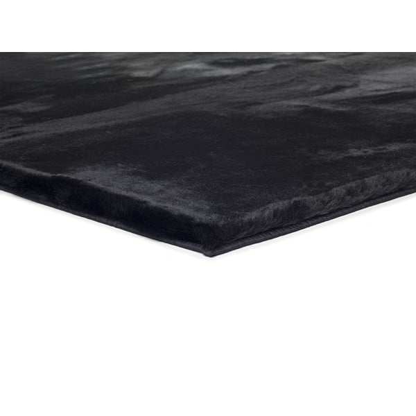 Schwarzer Teppich 60x90 cm Fox Liso – Universal-image-2