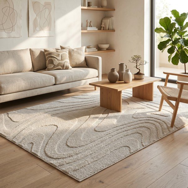 Beiger Teppich 120 × 170 cm Dune - ESTE-image-2