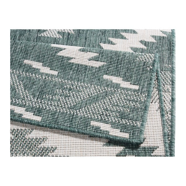 Grüner/beige Teppich für Innen- und Außenbereiche 80x250 cm Malibu – Hanse Home-image-3