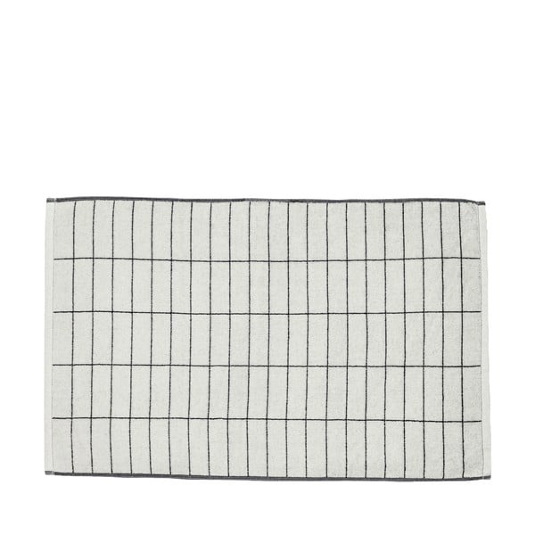 Weiße Badezimmermatte, 50 x 80 cm Tile Stone - Mette Ditmer Denmark