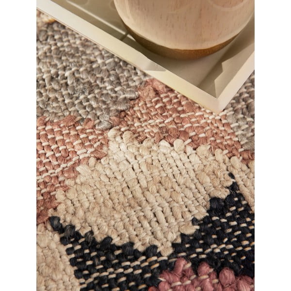 Grauer, handgewebter Jute-Teppich, 200 × 300 cm Roya Parsa - Elle Decoration-image-3