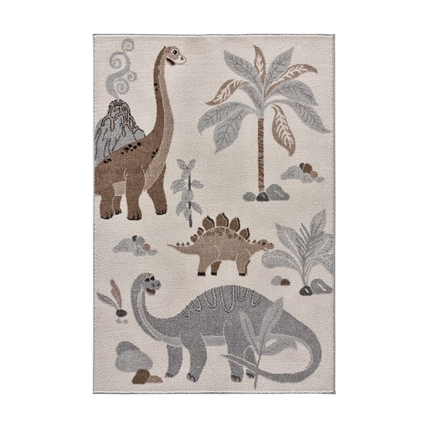 Cremefarbener Kinderteppich 120 x 170 cm Beats - Universal