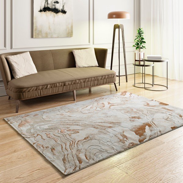 Beiger Teppich 77 × 150 cm Keops - Universal-image-1