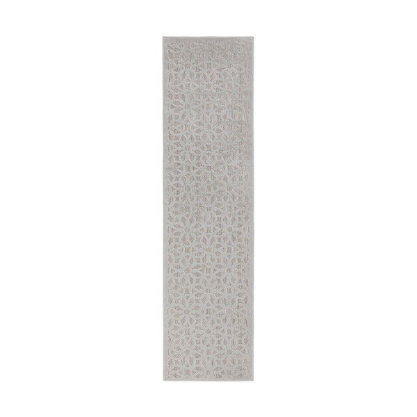 Grauer Outdoor-Läufer, 66 x 230 cm Argento - Flair Rugs