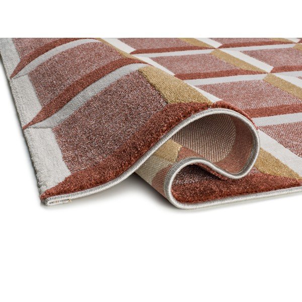 Teppich in Terrakotta-Farbe, 80 × 150 cm Amara - Universal-image-2