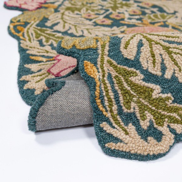 Handgewebter Wollteppich, 160 × 230 cm Daphne Shaped Floral - Flair Rugs-image-2
